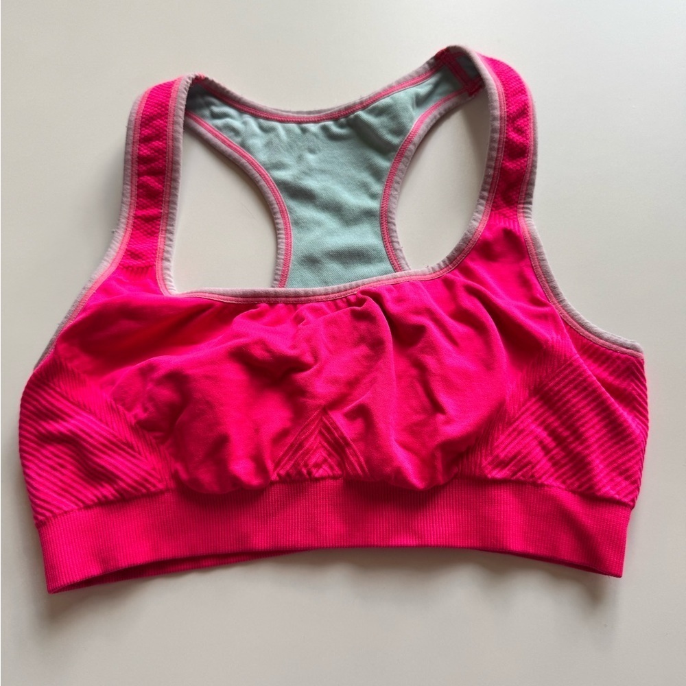 Vibrant Pink Sports Bra